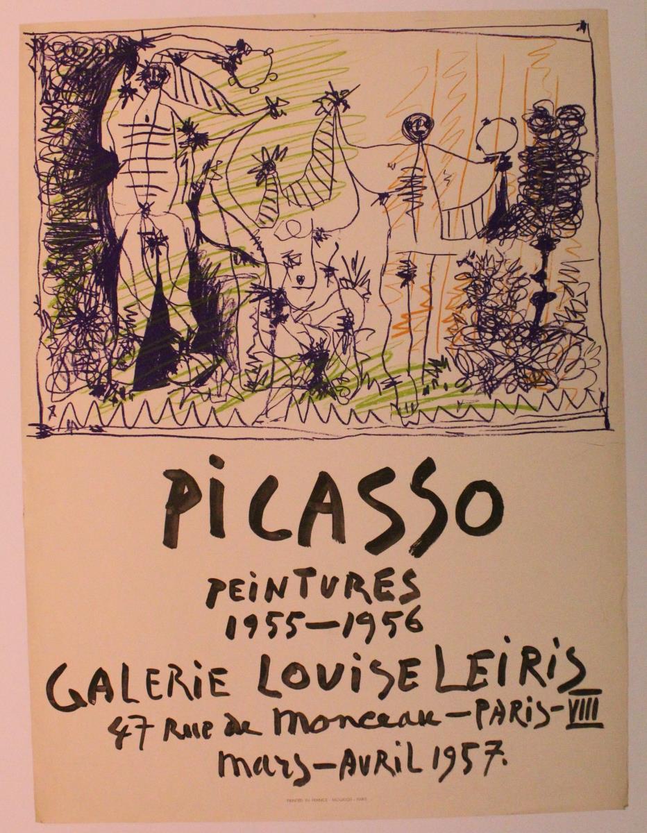 "Picasso - Peintures 1955-1956". Galerie Louise Leiris, Paris, March-April 1957