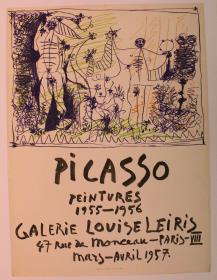 "Picasso - Peintures 1955-1956". Galerie Louise Leiris, París, març-abril 1957