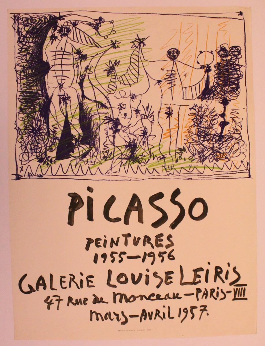 "Picasso - Peintures 1955-1956". Galerie Louise Leiris, París, marzo-abril 1957