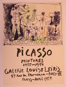 "Picasso - Peintures 1955-1956". Galerie Louise Leiris, París, març-abril 1957