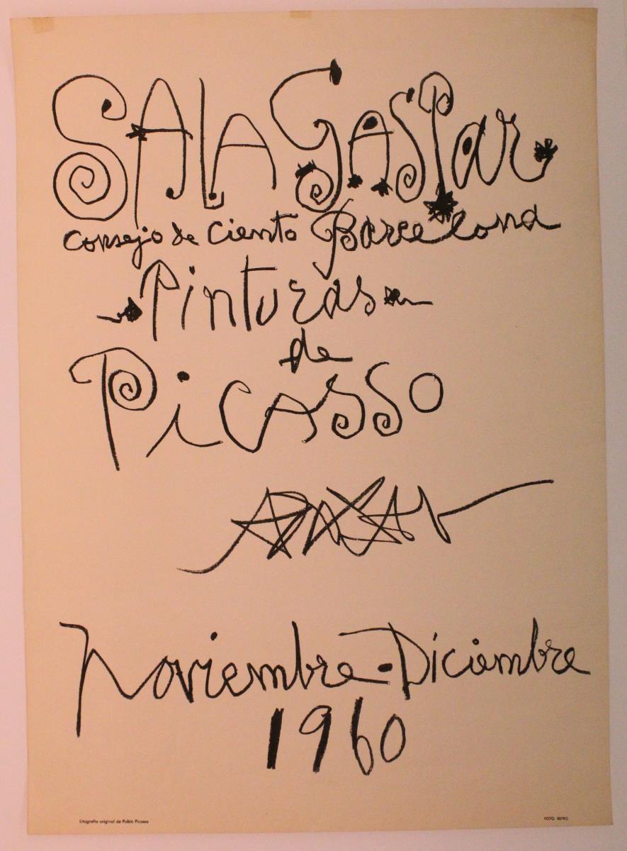 "Pinturas de Picasso". Sala Gaspar, Barcelona, November-December 1960
