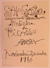 "Pinturas de Picasso". Sala Gaspar, Barcelona, noviembre-diciembre 1960