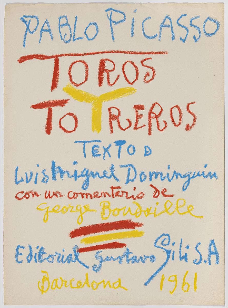 Proyecto definitivo para la portada de "Toros y toreros"