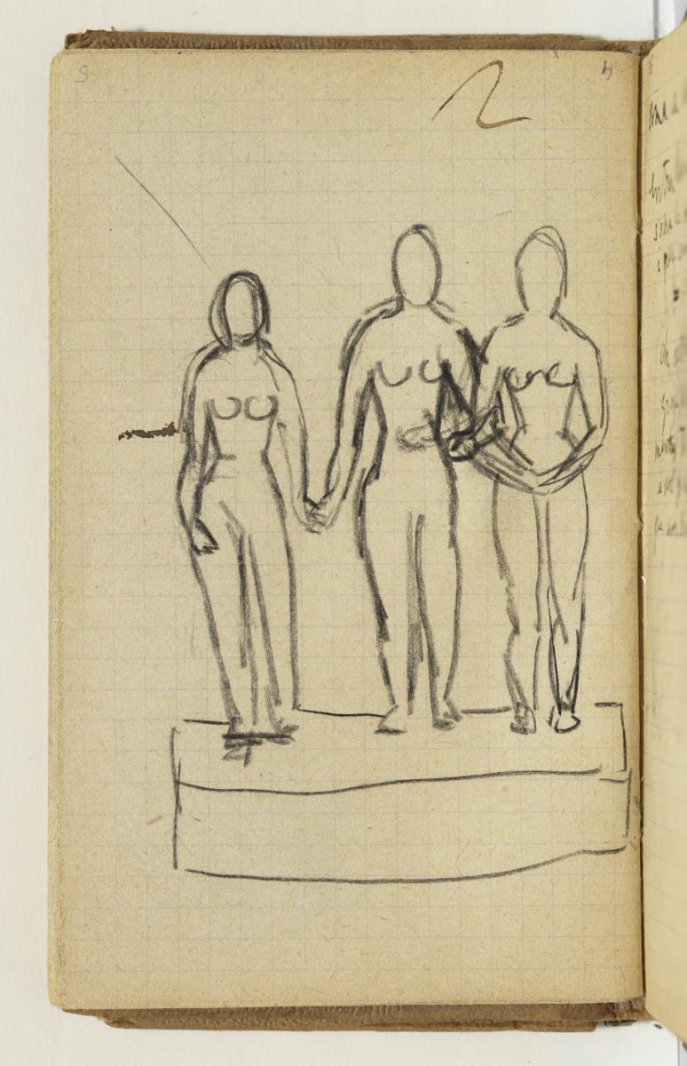 The Three Graces. Project for an Sculpture