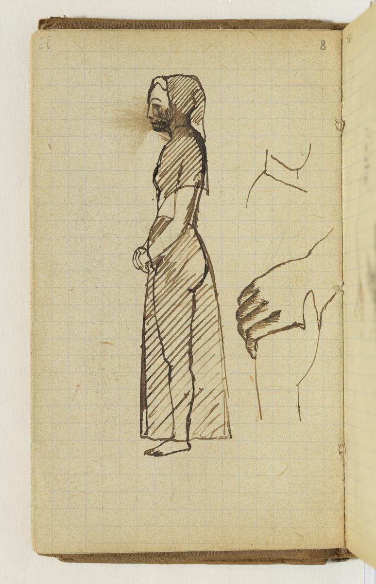Woman from Gósol and Study of Hands