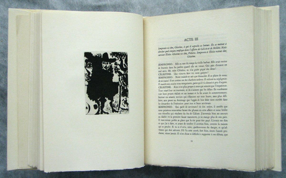 Young Woman and Her Old Husband. In the Background, Her Lover on Horseback in a Garden