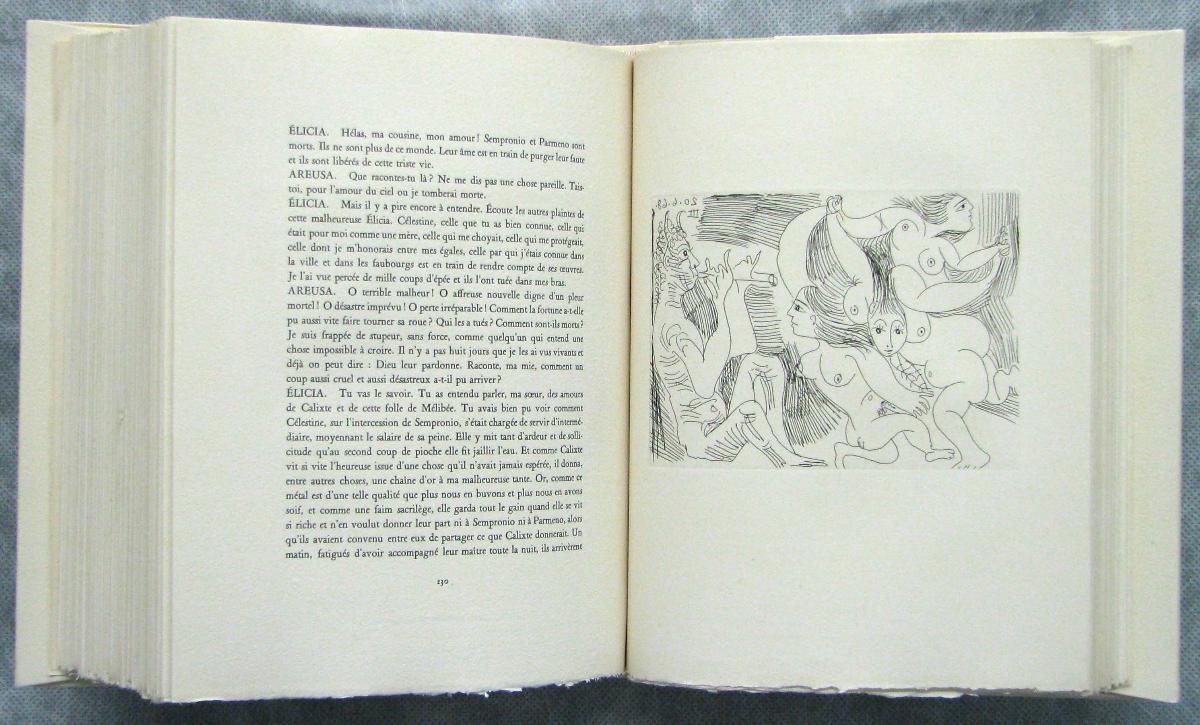 Fauno flautista y bacantes