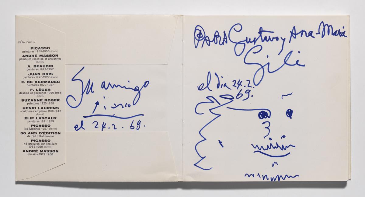 Esbós de mosqueter i dedicatòria