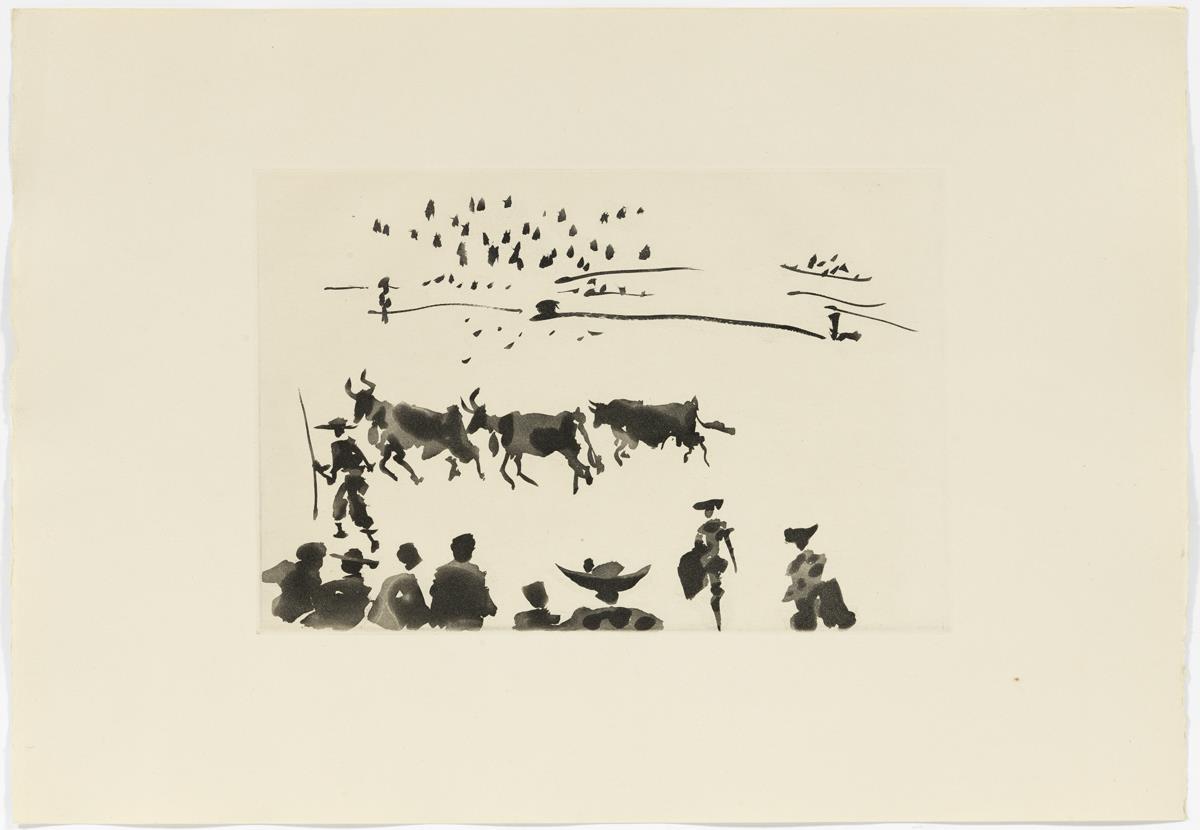 "Los cabestros retiran al toro manso"