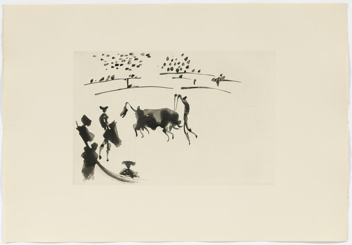 "Clavando un par de banderillas"