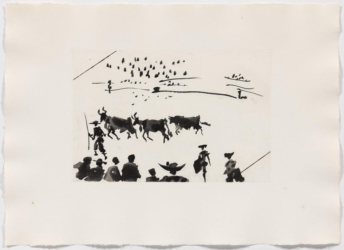 "Los cabestros retiran al toro manso"