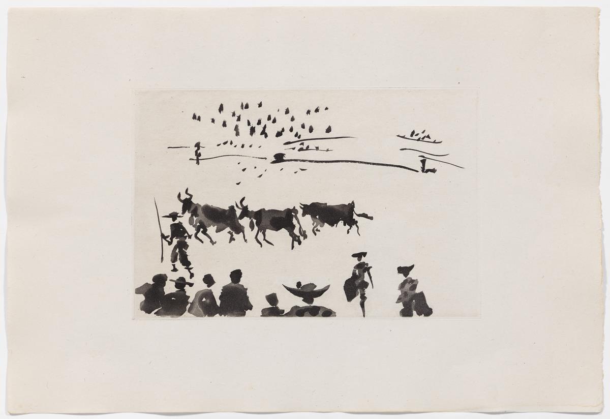 "Los cabestros retiran al toro manso"