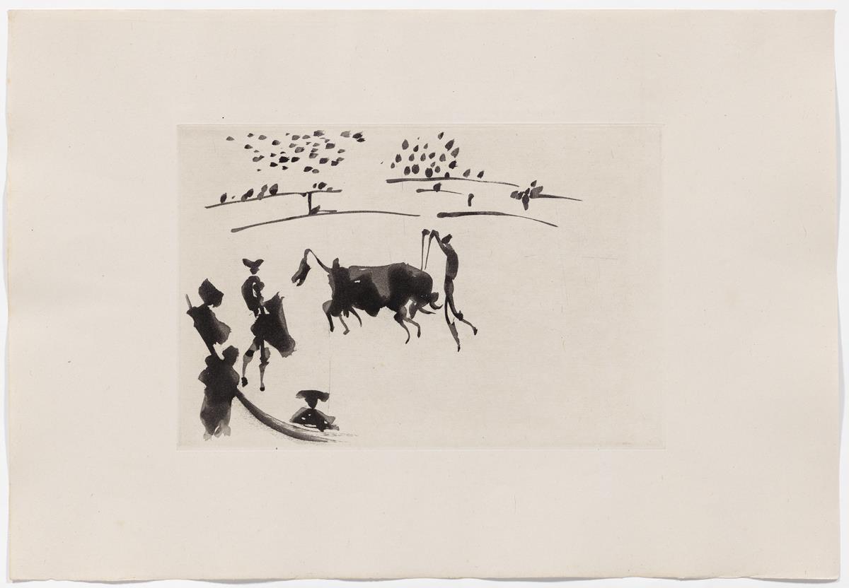 "Clavando un par de banderillas"