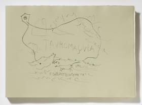 Tauromaquia: paisaje con toro y cometa