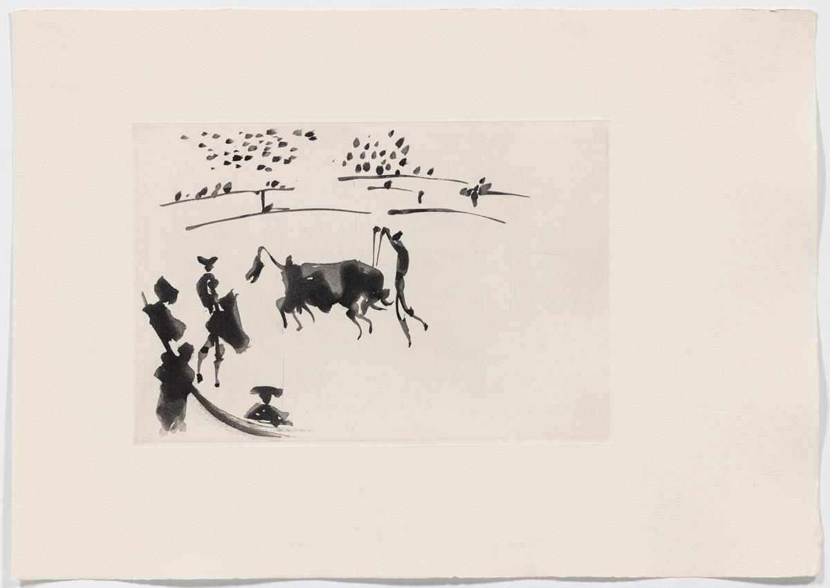 "Clavando un par de banderillas"