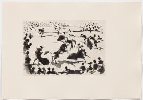 Bull Throwing the Bullfighter