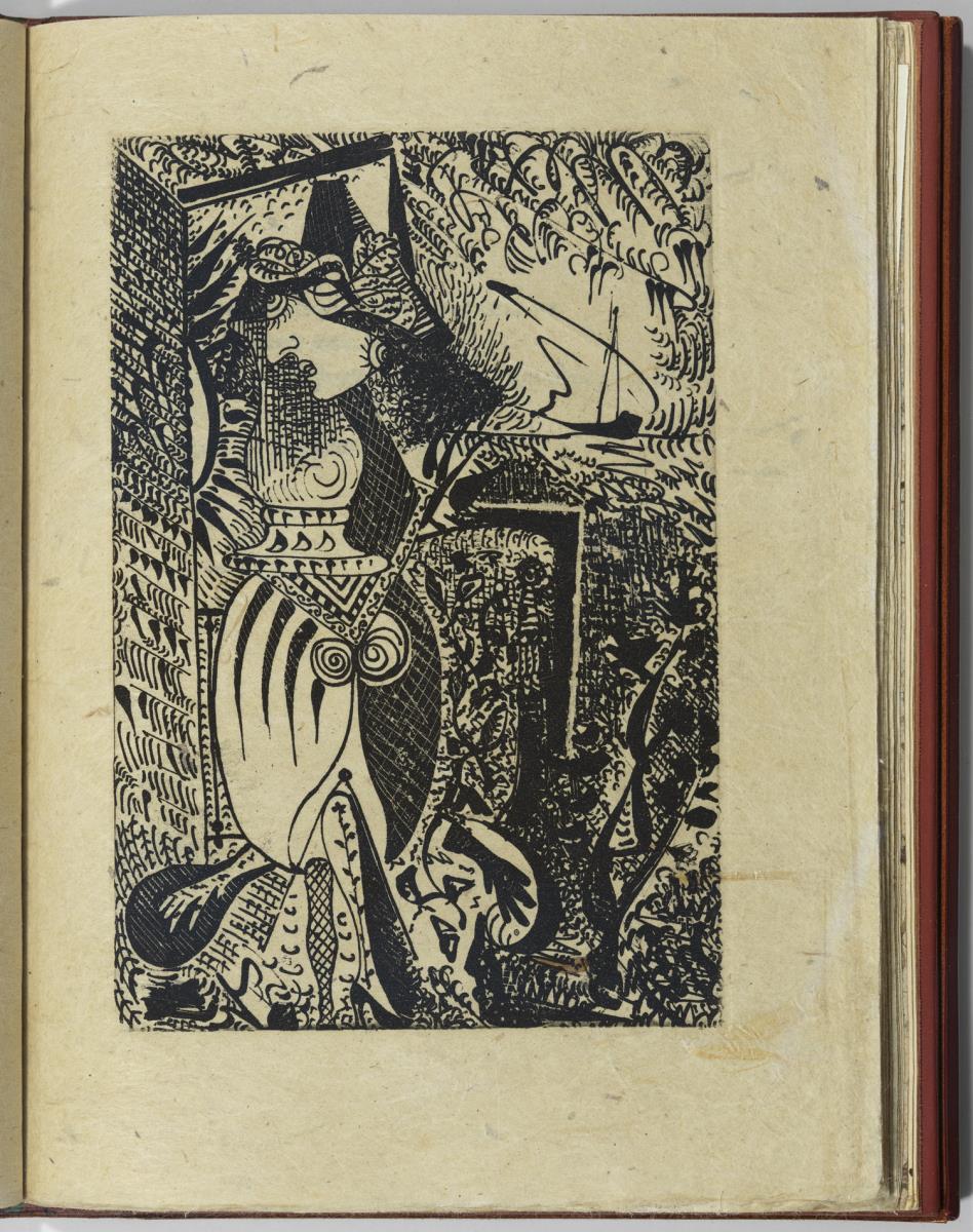 Nusch Wearing a Hat by the Sea