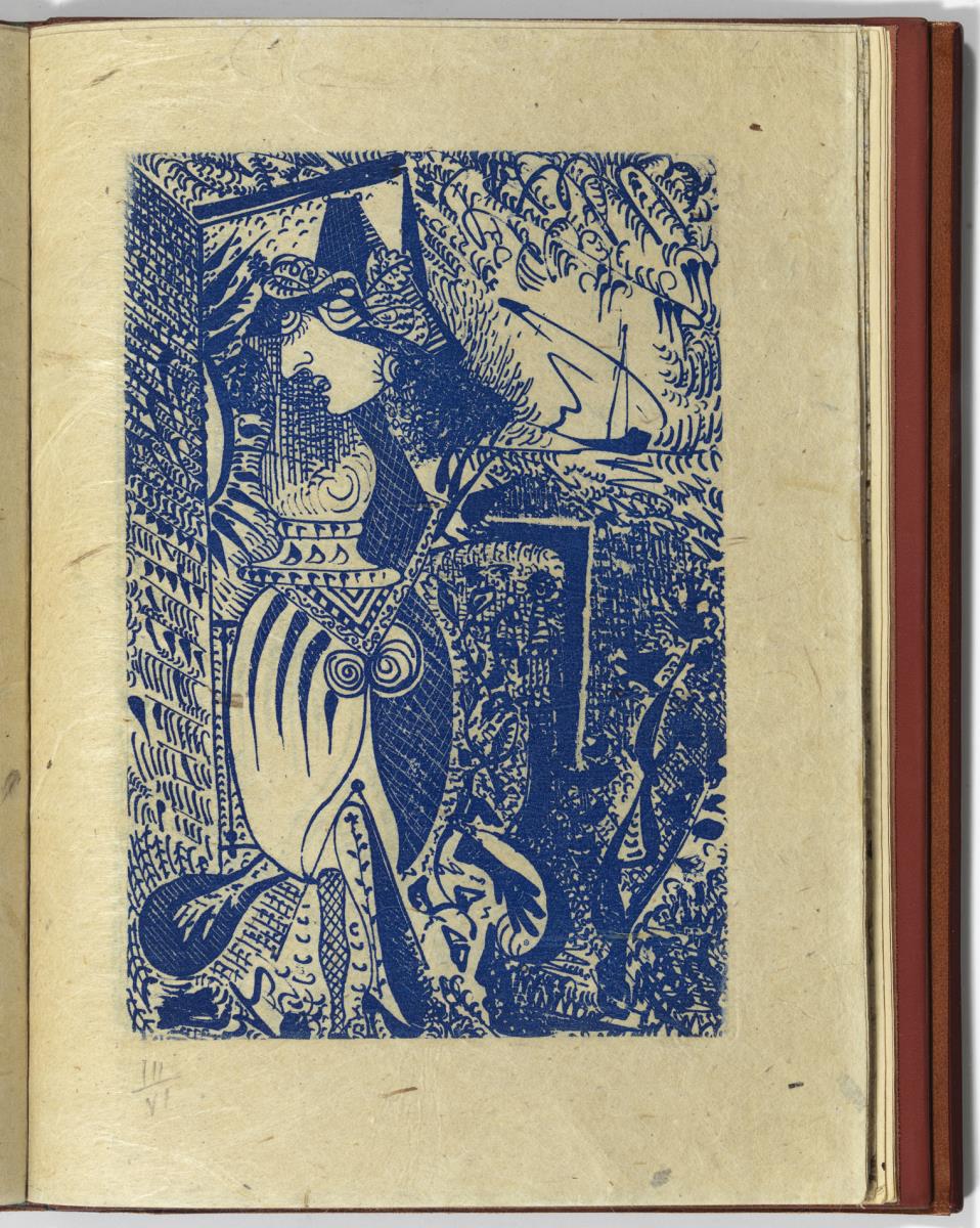 Nusch Wearing a Hat by the Sea