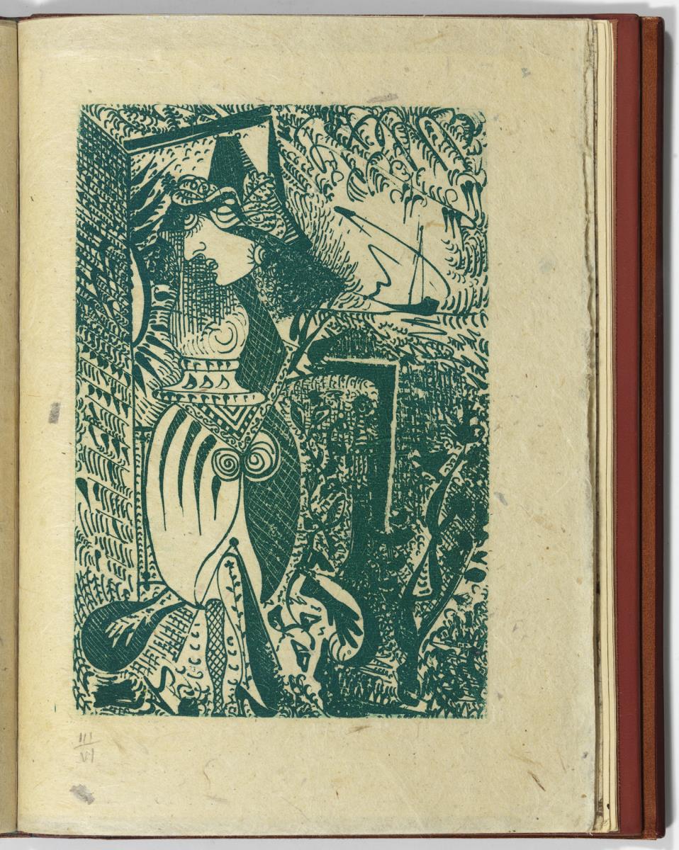 Nusch Wearing a Hat by the Sea