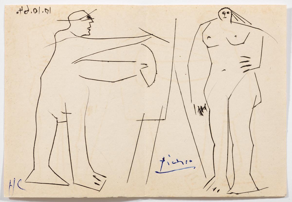 Painter and model. V