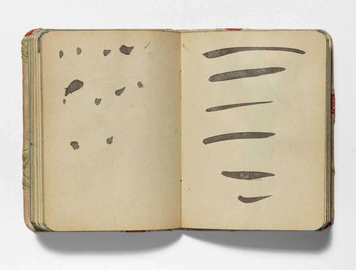 Puntos y rayas como simulacro de escritura