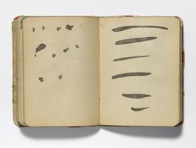 Puntos y rayas como simulacro de escritura