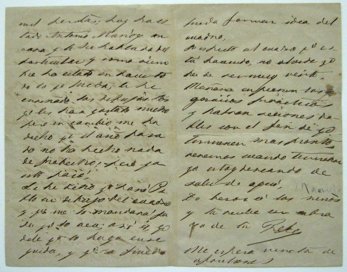 Anotaciones manuscritas (carta)