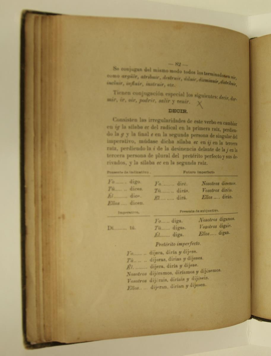"Elementos de gramática castellana", pàg. 82