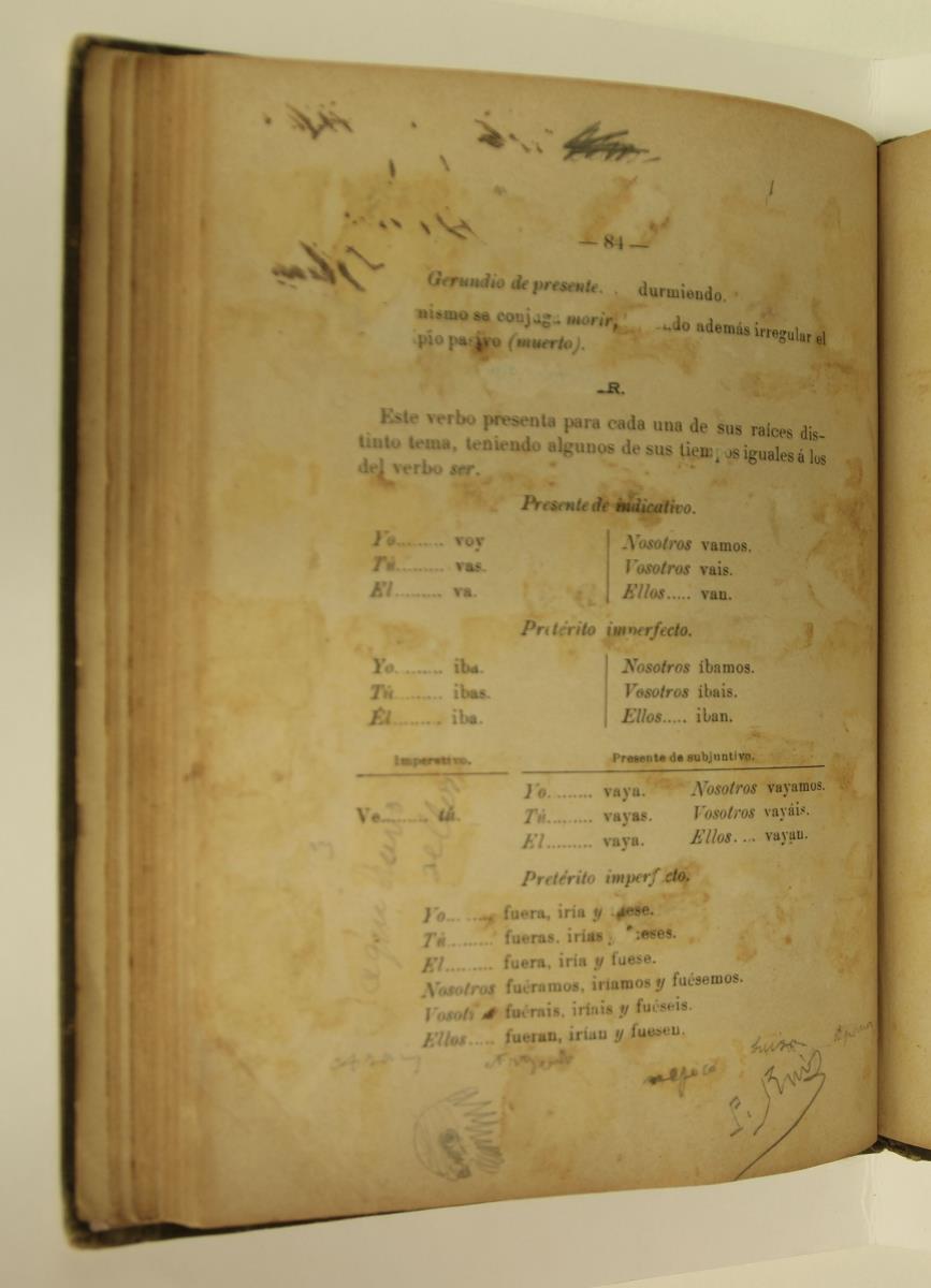 "Elementos de gramática castellana", pàg. 84