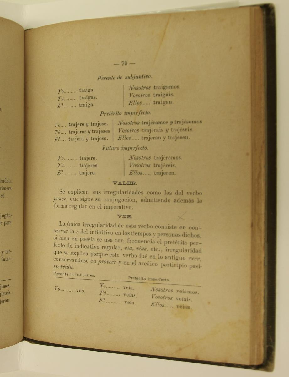 "Elementos de gramática castellana", pàg. 79