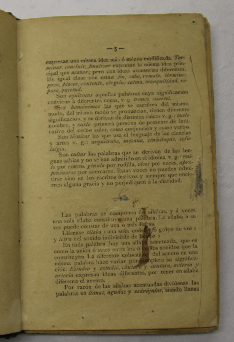 "Retórica y poética", pàg. 5