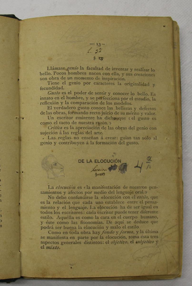"Retórica y poética", pàg. 13