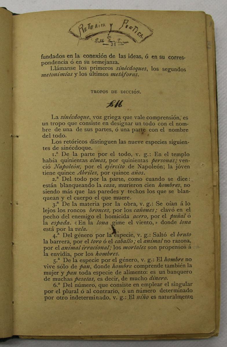 "Retórica y poética", pàg. 21