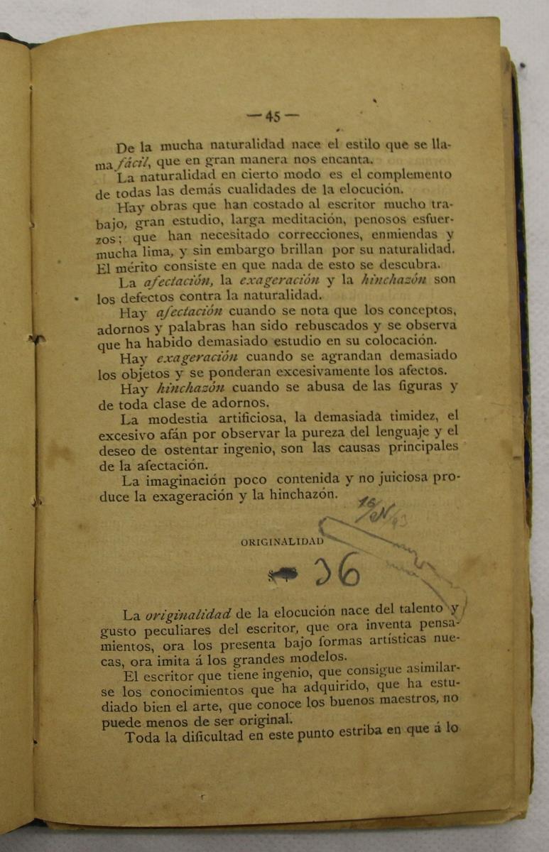 "Retórica y poética", pàg. 45