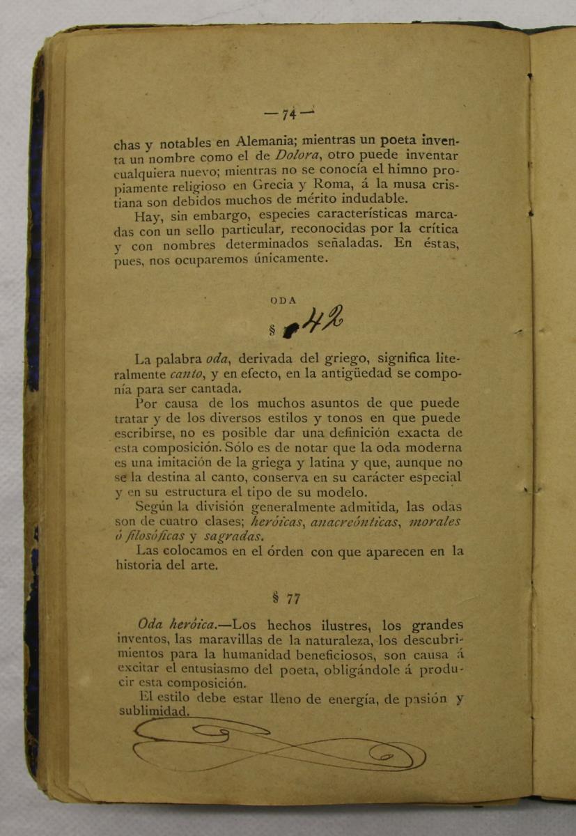 "Retórica y poética", pàg. 74