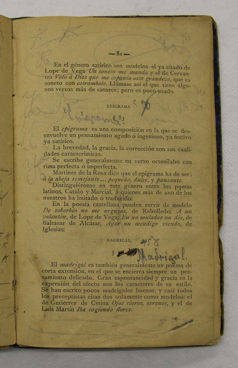 "Retórica y poética", pàg. 81