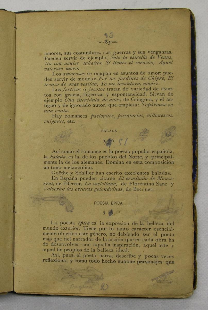 "Retórica y poética", pàg. 83