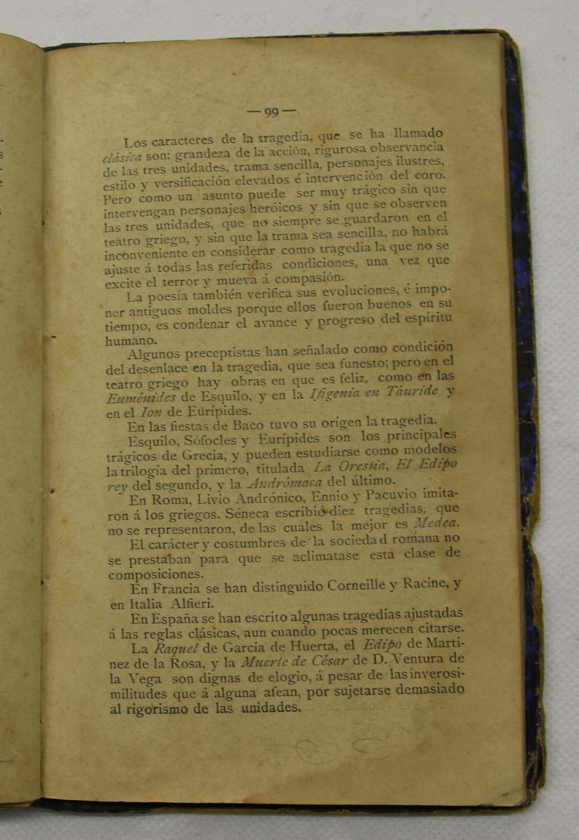 "Retórica y poética", pàg. 99