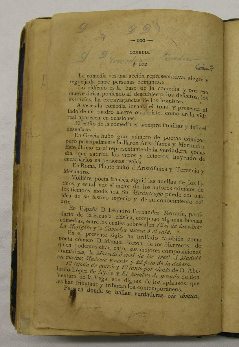 "Retórica y poética", pàg. 100