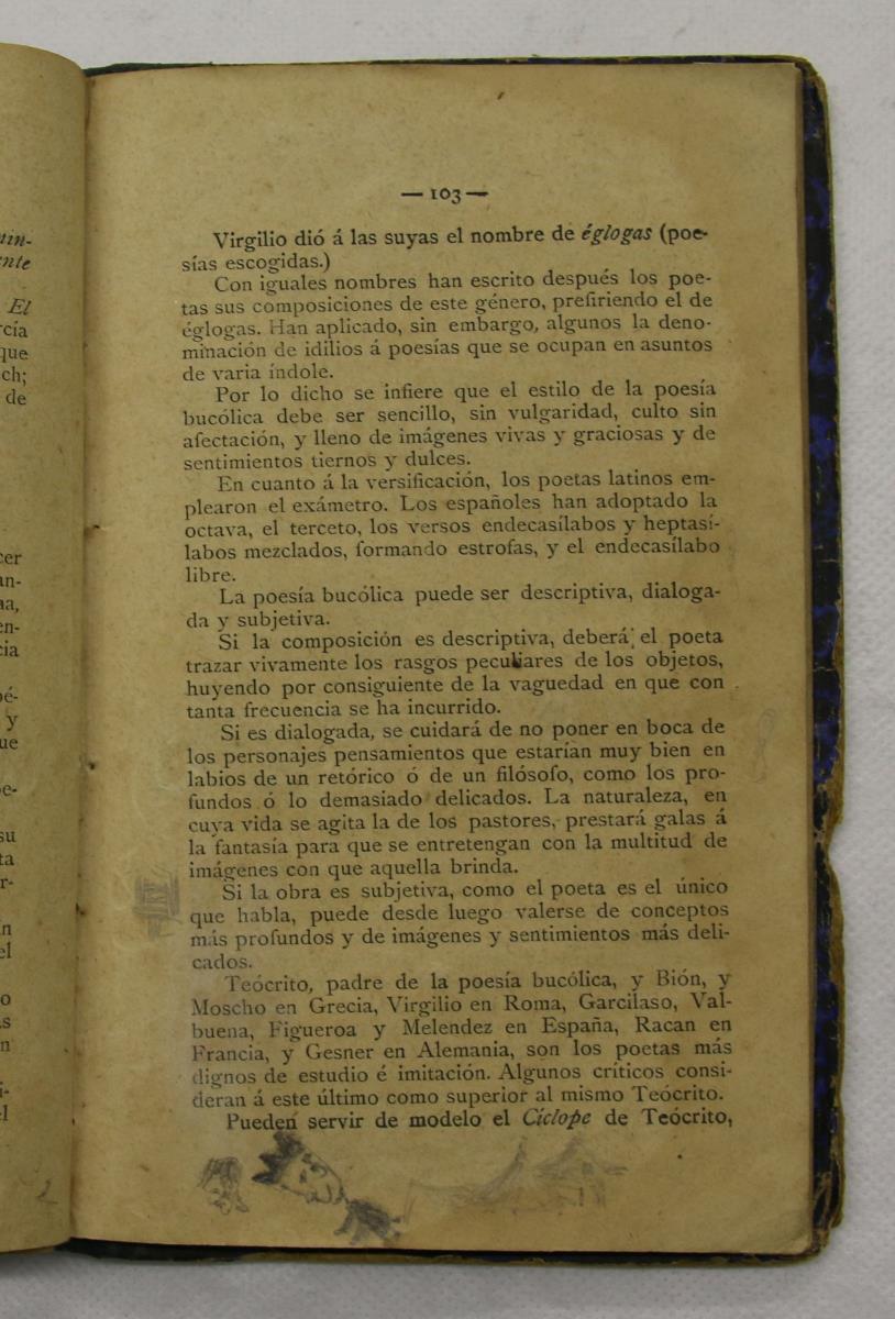 "Retórica y poética", pàg. 103