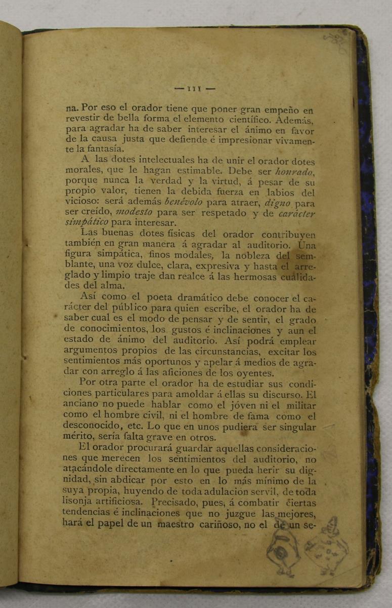 "Retórica y poética", pàg. 111