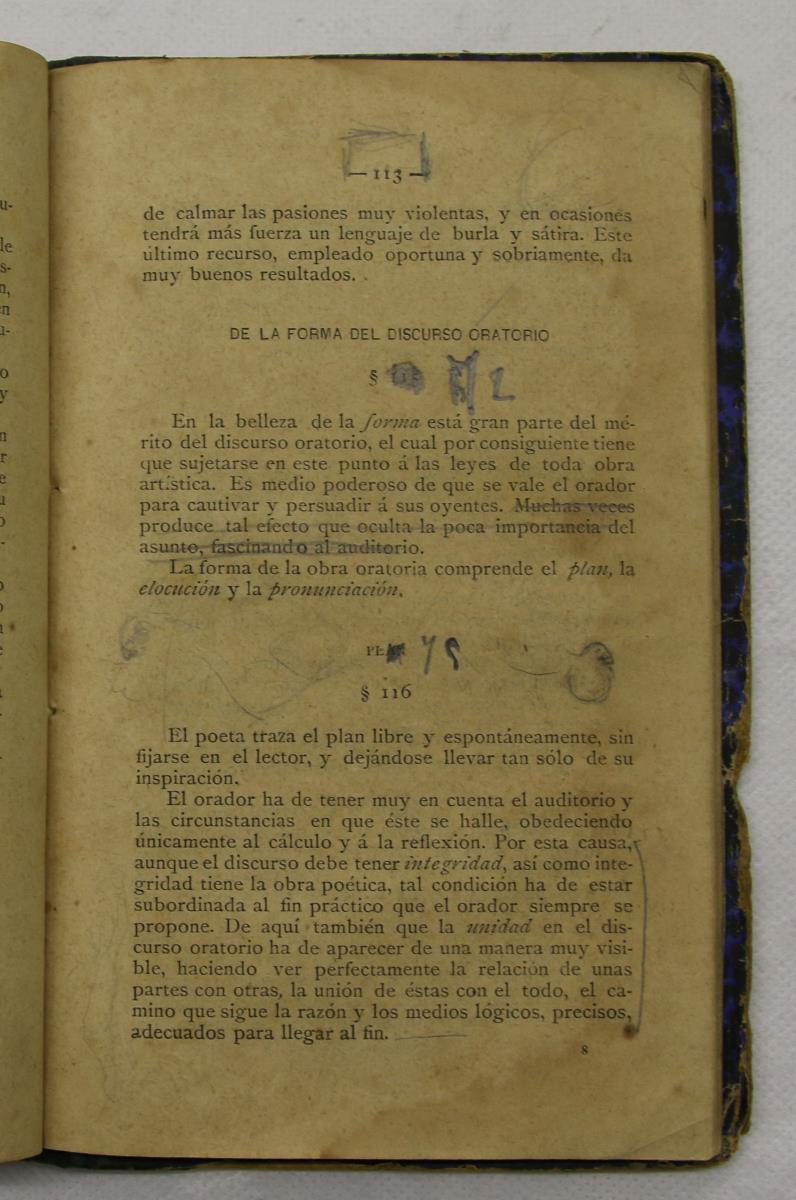 "Retórica y poética", pàg. 113