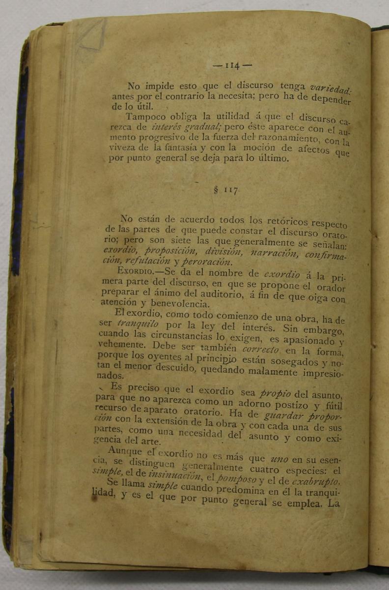 "Retórica y poética", pàg. 114