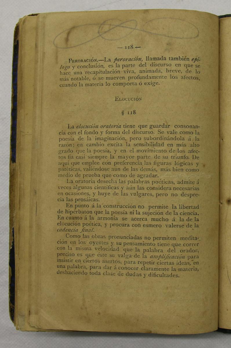 "Retórica y poética", pàg. 118