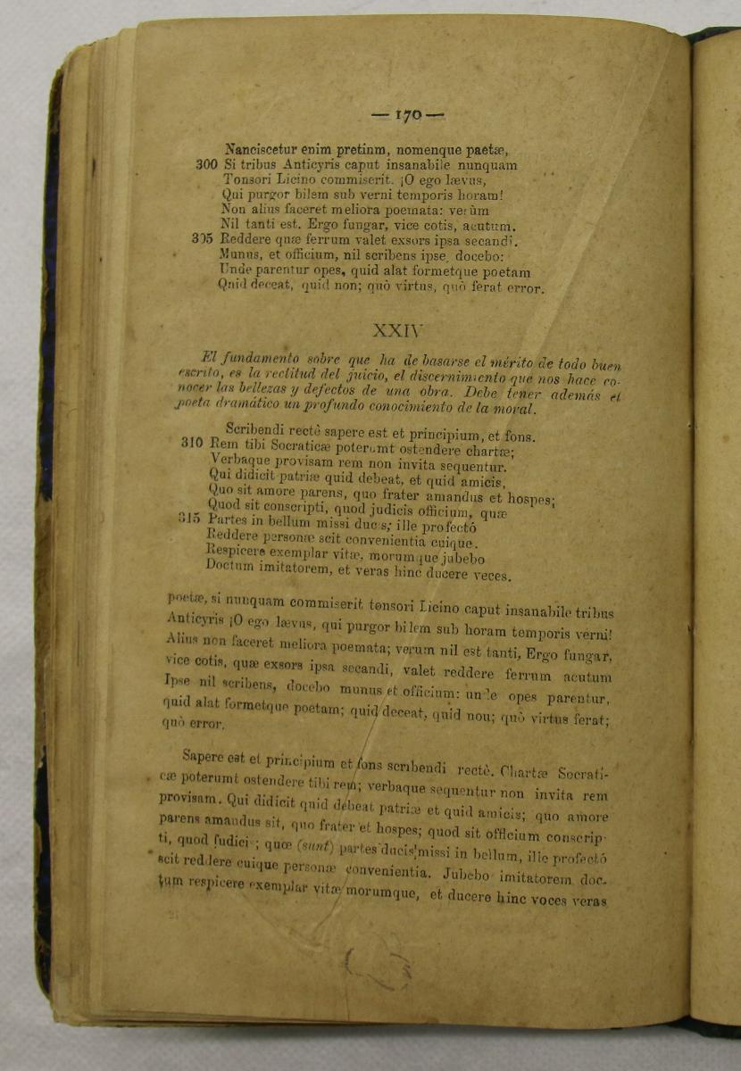 "Retórica y poética", pàg. 170