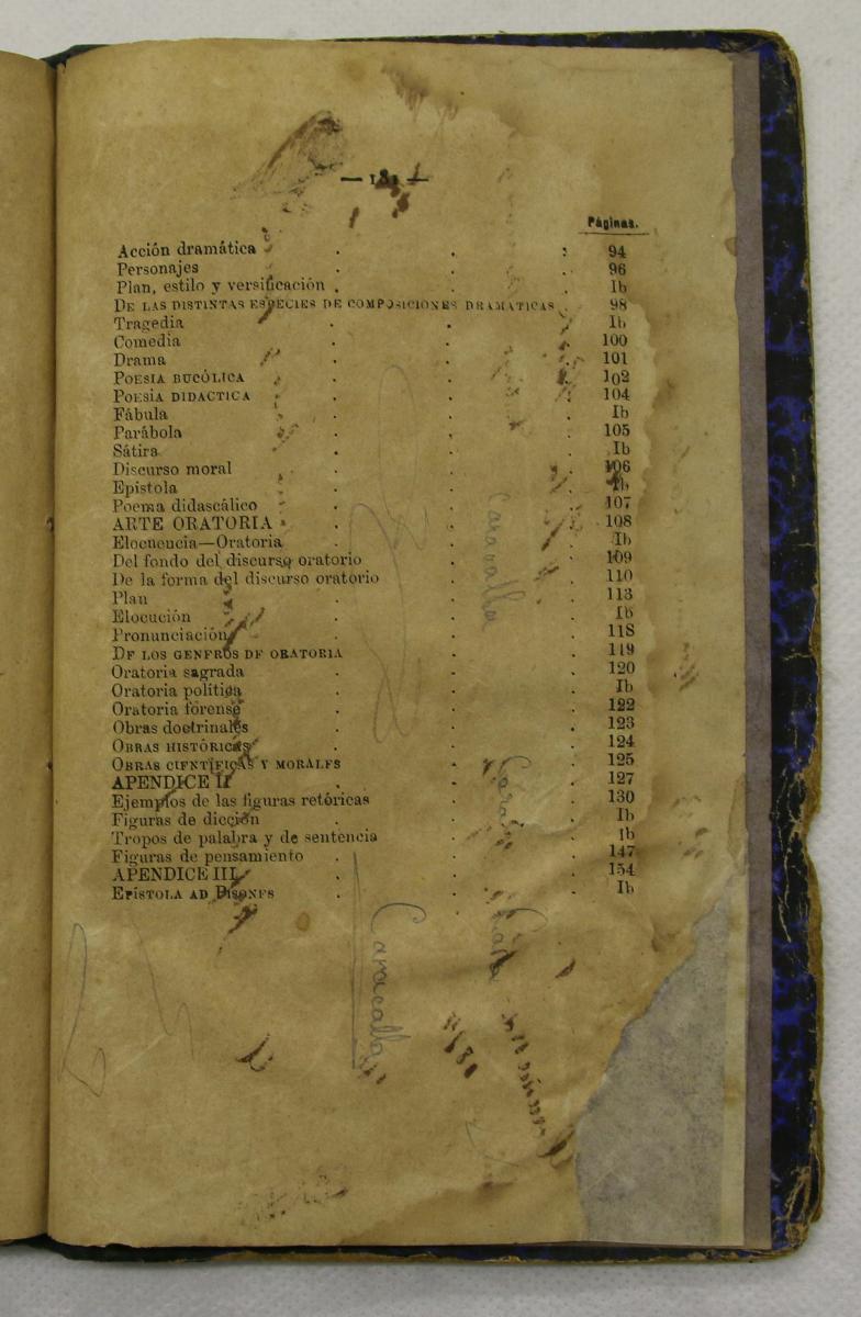 "Retórica y poética", pàg. 181